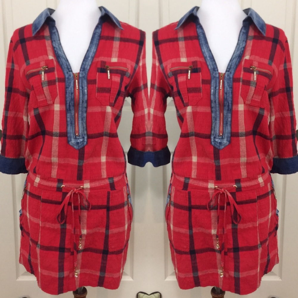 Plaid Mini Dress
